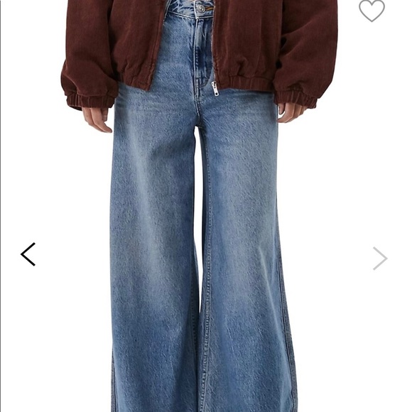 Brand New Urban Outfitters Wide Leg Jeans - Picture 2 of 3